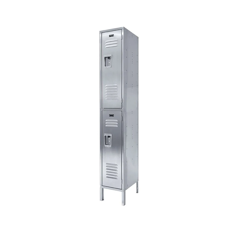 Custom Design Stainless Steel Locker Metal Locker Storage Cabinet with 2 Door