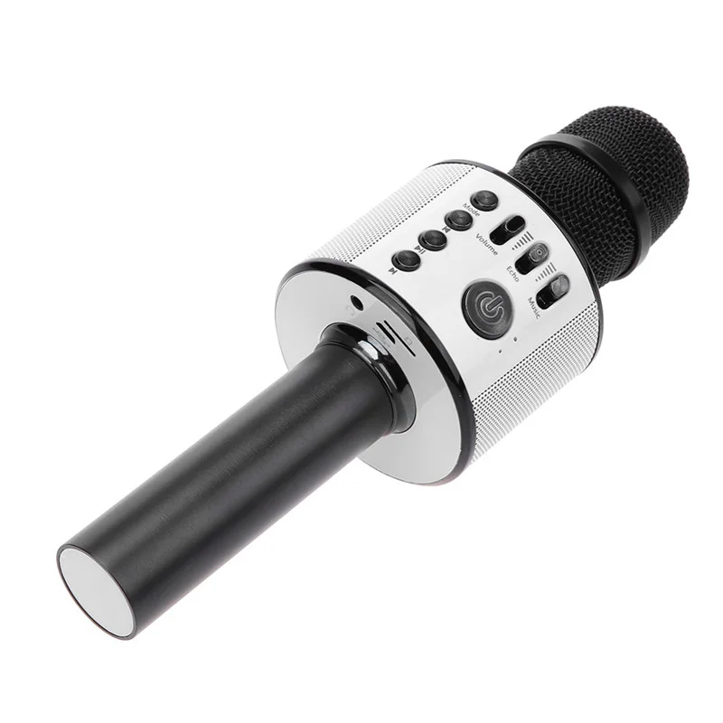 2022 Wholesale Handheld Portable Blue Tooth  USB Party Magic Sing Micro Speaker Home Karaoke Microphone for Sing