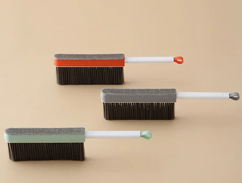 MZL Soft Bristles Sofa Sweeping Bed Brush Roller Scraper Bristles Electrostatic Brush Retractable Bed Brush