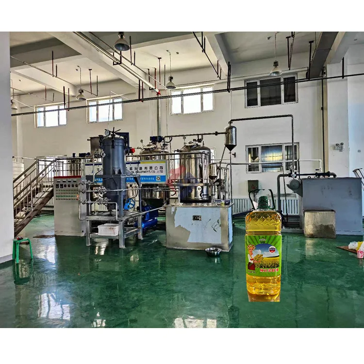Sunflower oil refining machine with degumming deodorization best seller