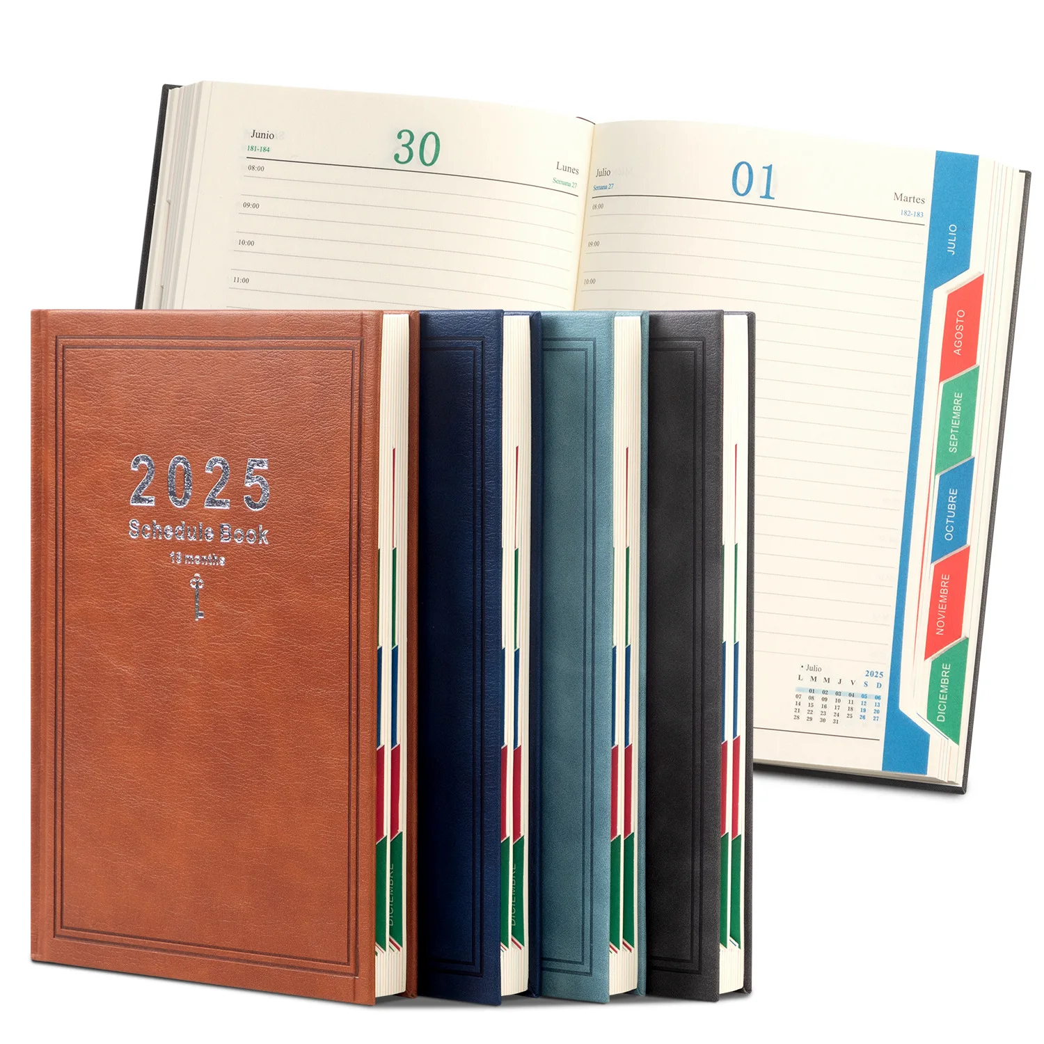 2025 Spanish Calendar Notebook New one page planner for 365 days per day Diary