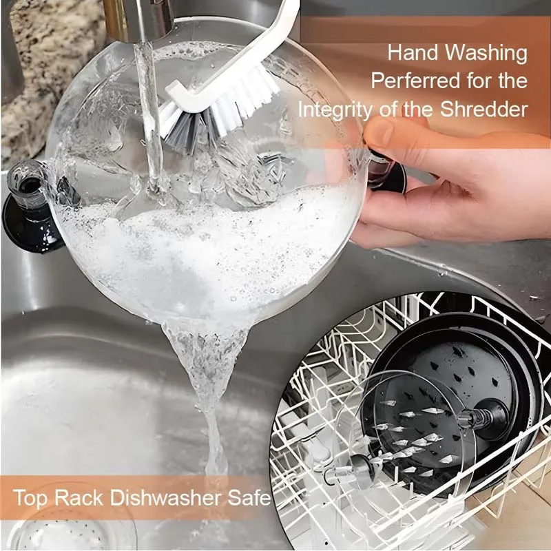 Large Meat Shredder Machine Visible Hand-Shredded Chicken Tools with Detachable Plate