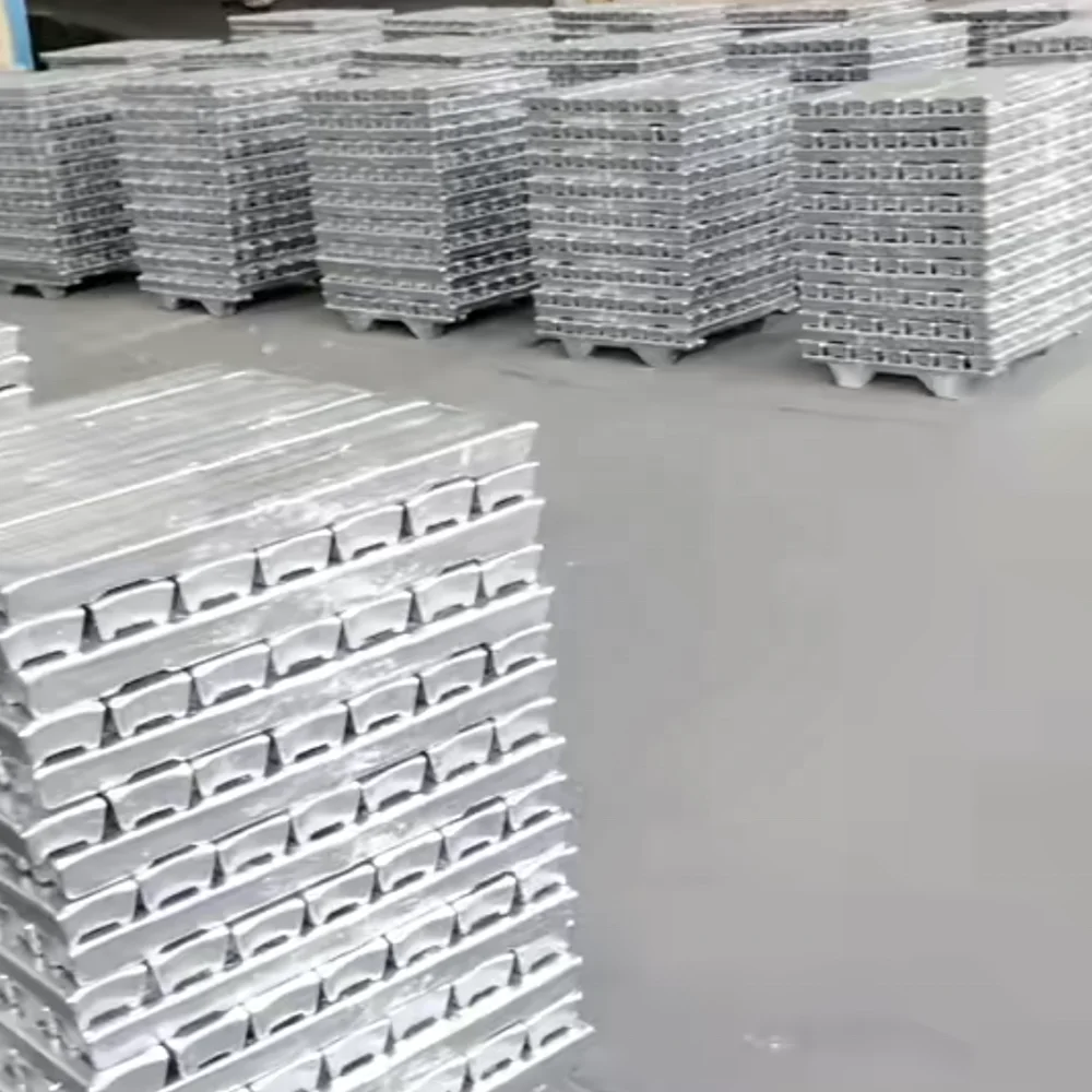 China manufacturer custom high quality cheap durable silvery aluminium ingot ADC12
