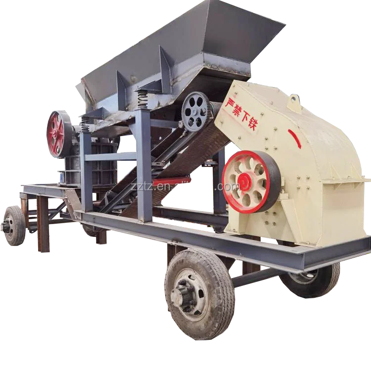 Small Milling Ore Newest Machine Gold Mining Pc400X300 Hammer Crusher Pc600X400 For Stone Industry tianze