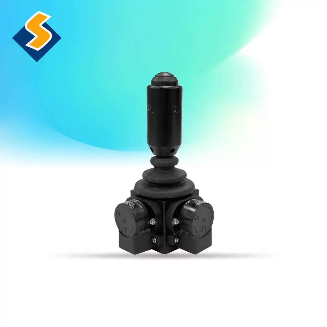 Industrial Excavator Joystick Controller Reasonable Price JP30 2axes Potentiometer Incorporated Type Metal Housing