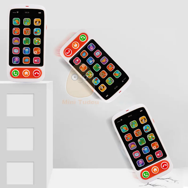 Kids Learning Toys Baby Phone Toy Machine With Light Music Baby Mobile Cellphone Children Educational Toys For Babies