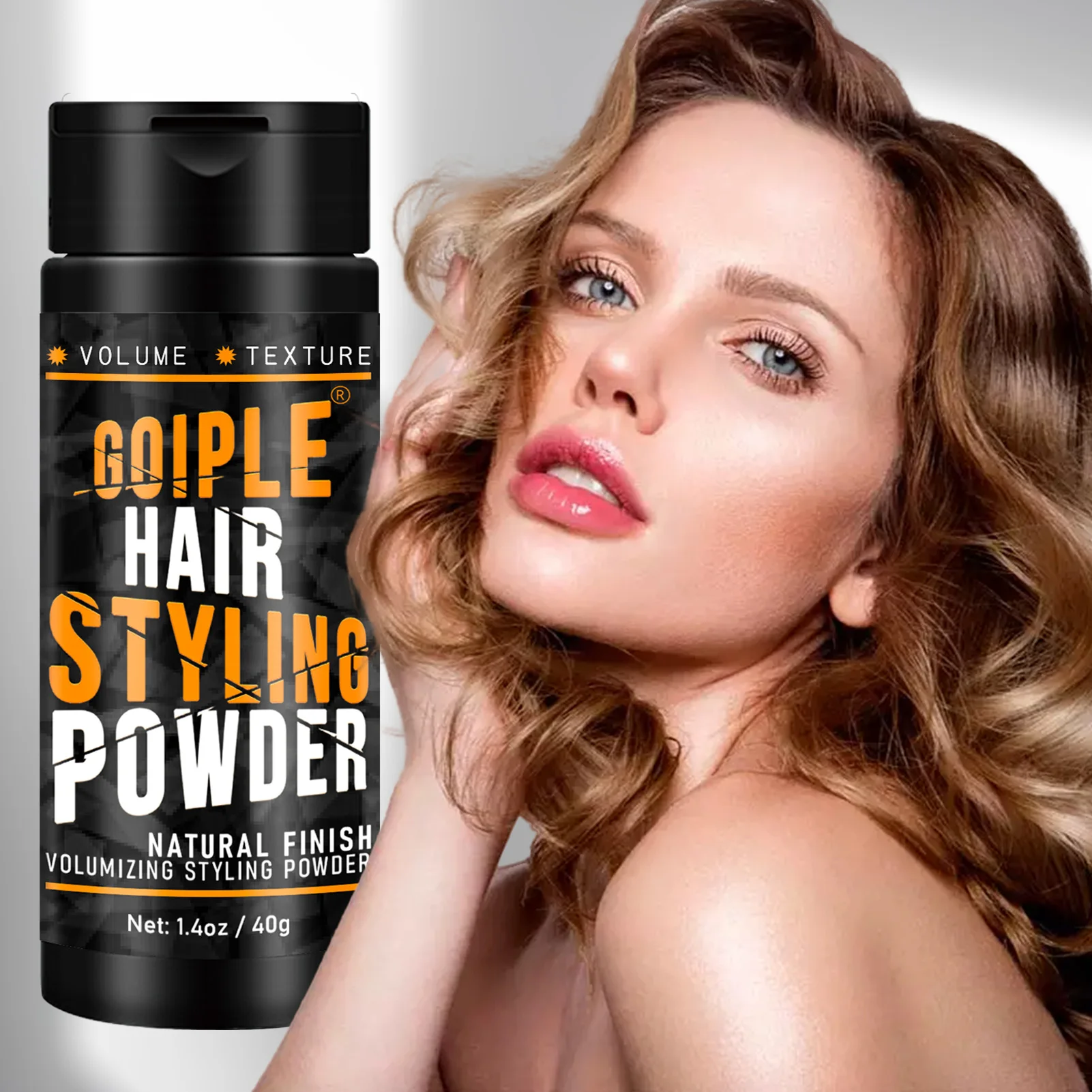 High Quality OEM 40g Matt Finish Hair Powder Volume Powder Texturizing Control Oil Invisible Hold Volume Hair Fiber Powder