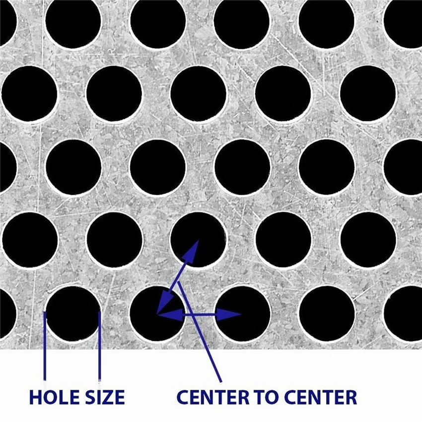 Best quality small round hole stainless steel 304 perforated metal sheet with low price perforated sheet