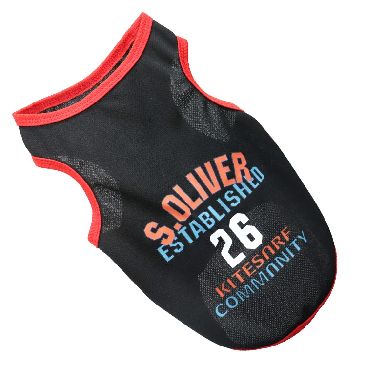 Pet Apparel Accessories Sport Breathable dog summer shirts clothes Wholesale