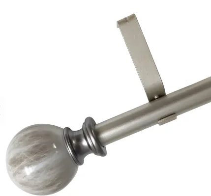 25/28MM High quality metal and plastic Curtain rod set, curtain poles