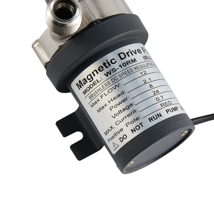 WS-10RM 11/12 L/min Brushless Motor 12V 24V Circulation sealless Pump centrifugal beer brewing food grade water magnetic pump