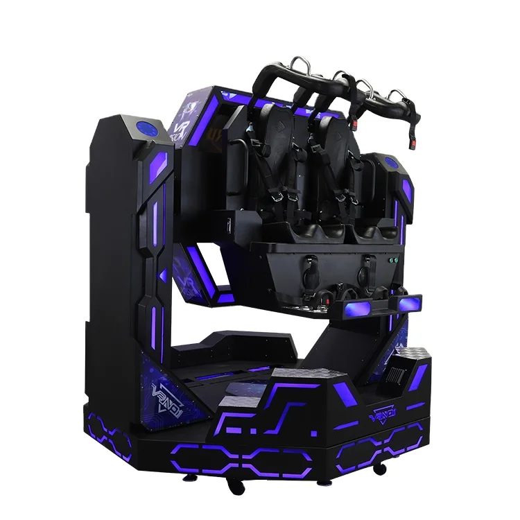 VR Attractions 9D Double Chair Virtual Reality VR arcade machine Flying Simulator 360 VR Simulator