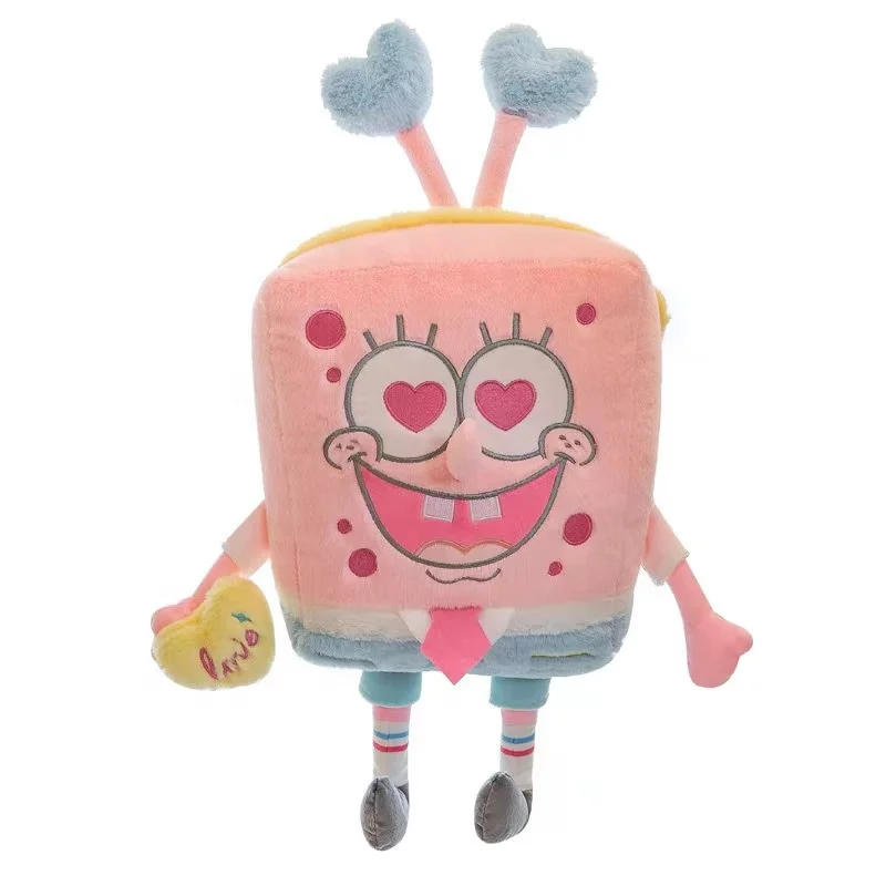 Factory Custom Cute Cartoon Plush Doll Sponge Baby And Patrick Star Plush Toy Dolls For Girl And Boy