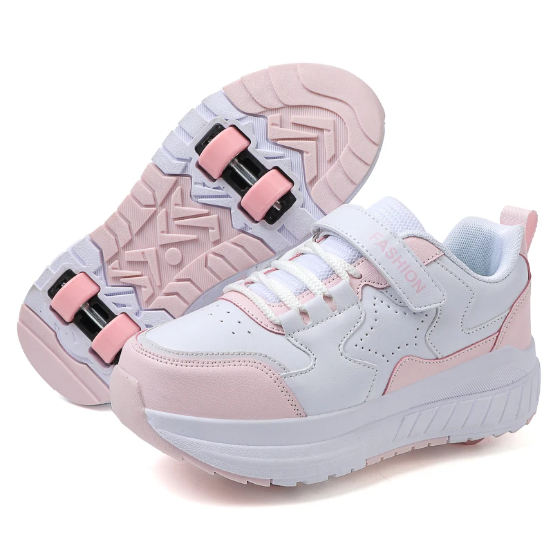 New Cool style Professional Children In Stock Factory Sports Sneakers Kids Rollerskate Shoes Causal Walking Wearable Boys SHOES