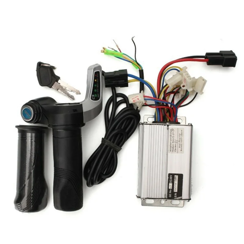 36V 48V 1000W Electric Scooter Tricycle Ebike Controller 36 48 Volt 1000 Watts YK33 Brush DC Motor Throttle Set