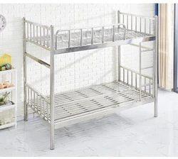 Manufacture Steel Bunk Bed Furniture Bed Designs Double Decker Bedframe Twin Bed Frame for Kids