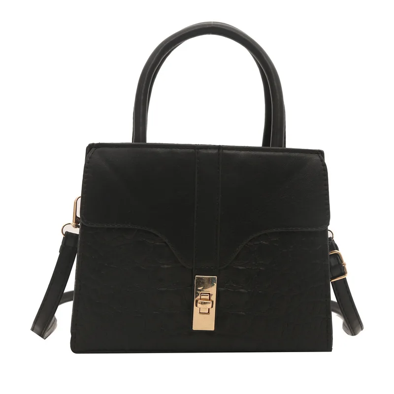 Hot Selling Korean Version Of The Lock Buckle Small Bag Woman Handbag 2024 New Crossbody Bag Small Square Bag For Female