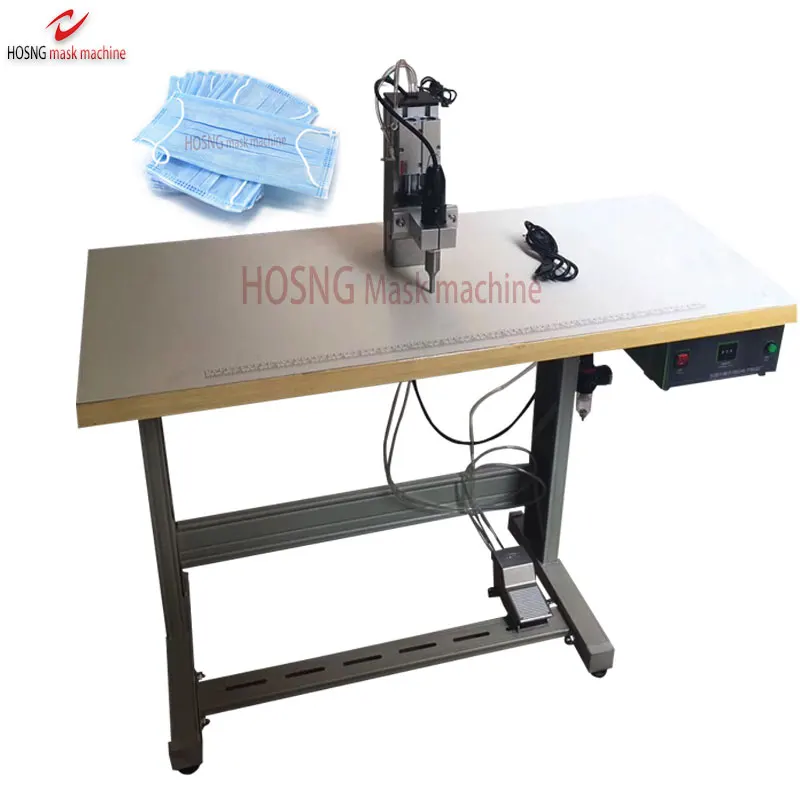 Factory Directly Sale Ultrasonic Fabric Spot Welding Machinery For Disposable Medical Gauze Earloop Mask Making With CE
