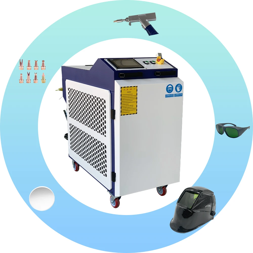 Laser 1kw 1.5kw 2kw metal portable handheld Optical Fiber Laser Lazer soldering Welding Welder Machine