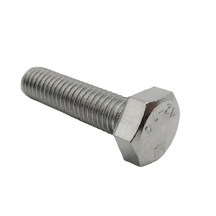 All size Custom Stainless Steel Grade 8.8 Hex Bolt and Nut A2 Hexagon Bolts