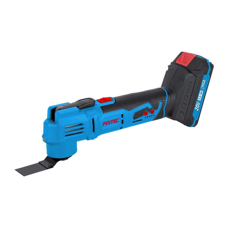 FIXTEC Rechargeable Multi Oscillating Saw 20V Battery Cordless Oscillating Multi Tools