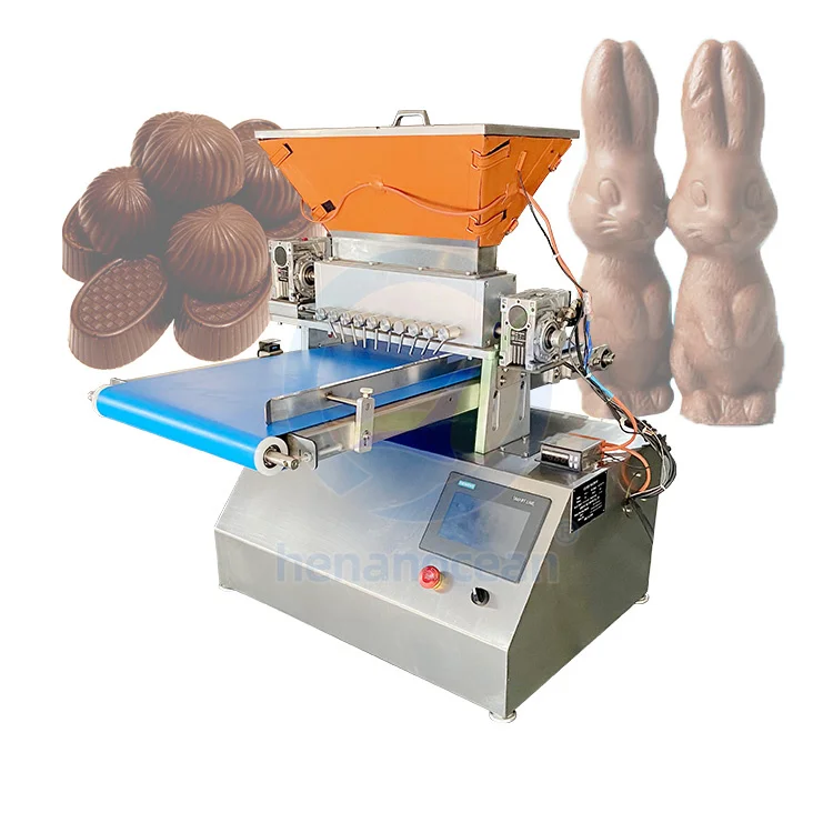 OCEAN Cheap Chocolate Sweet Ginger Quarter Deposit Pour Make Chain Die Form of Candy Machine
