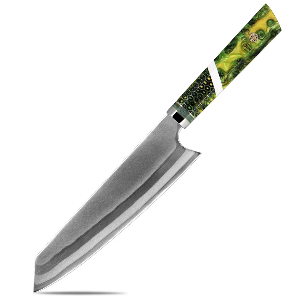 Высококачественный стальной 7-слойный 440C дамасский композитный нож Kiritsuke острый японский кухонный эргономичная ручка