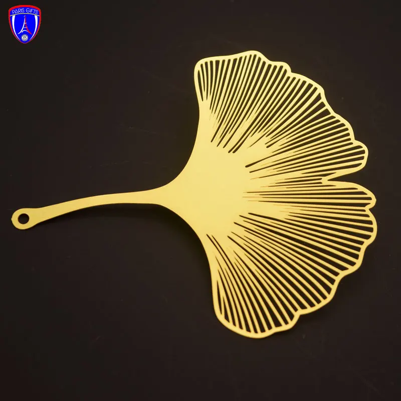 Blank Sublimation Promotional Maple Leaf Bookmark  Vintage Leaf Bookmark Journal Enamel Metal Book Marks Custom Design