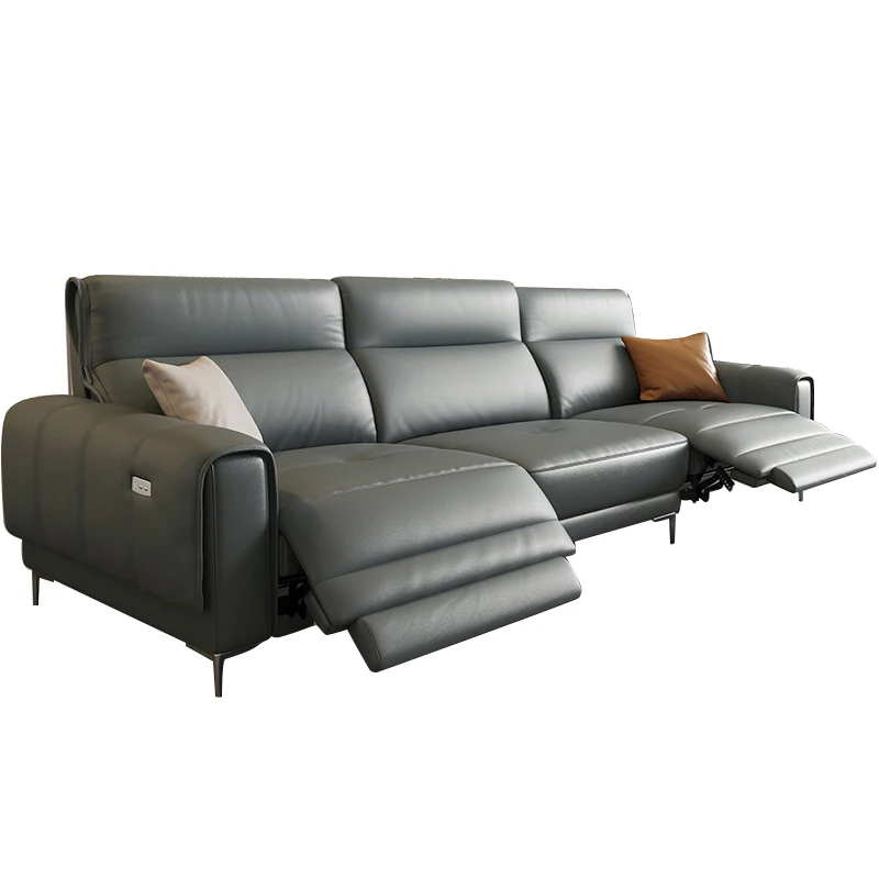 function leisure style lounge latest adjustable leather reclinable loveseat recliner set sofa