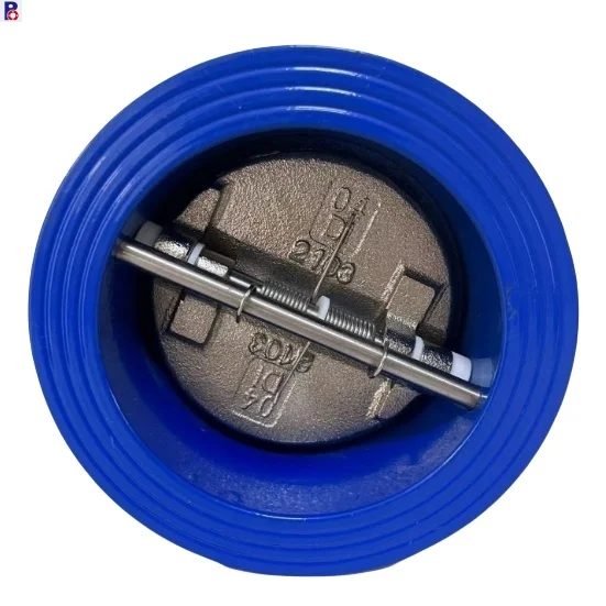 China manufacturer Best quality Zero leakage 8 inch dual plate SS304 disc cast iron valvula check wafer double plate check valve