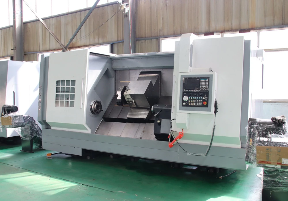 Multifunctional horizontal metal slant bed cnc lathe machine TCK800 slant bed cnc lathe for sale