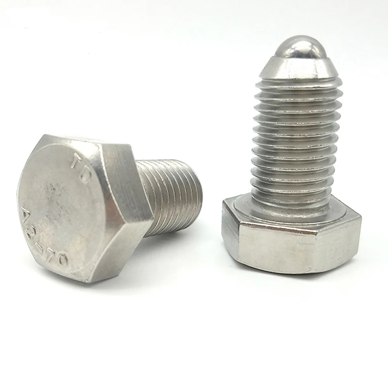 Plunger screw 55HRC SS304 BPHS spring loaded plunger steel Housing Press fit Spring ball plunger