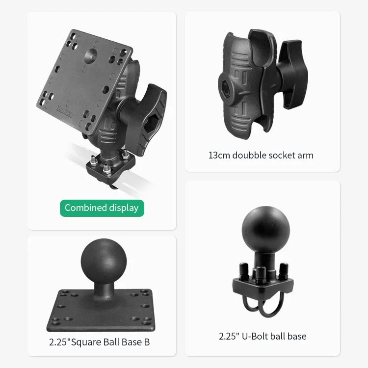 VIN 100x100mm VESA plate with Ball  for connection to a wide variety of devices