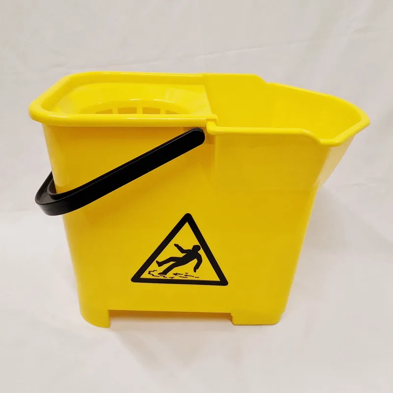 Customized Hotel Cleaning Products From The Manufacturer Plastic Mop Bucket Cleaning Handcart Bucket With Handle