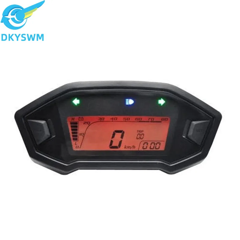 VOTOL 072 LCD speedometer CNA wire communication LED digital meter for electric motorcycles display LCD speedometer
