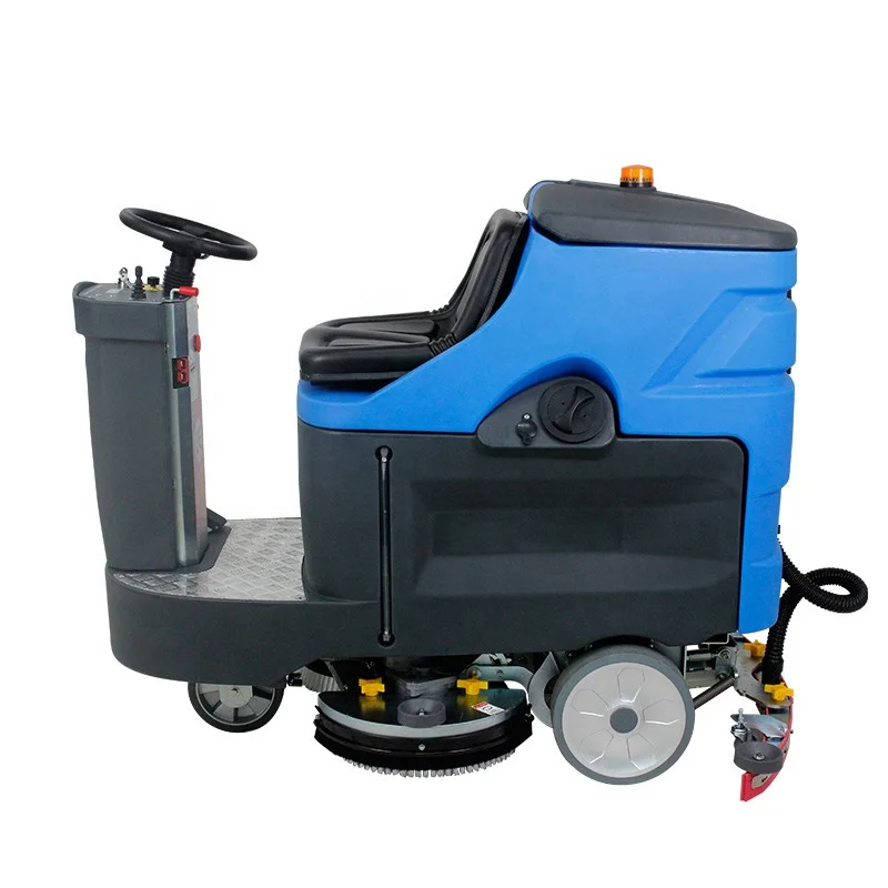 Manufacturers Top Quality Auto Scrubber Drier Driving type Ride On Floor Sweepers Floor Washer Scrubber