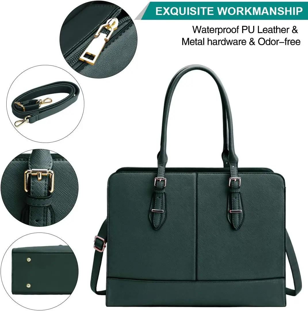 PU leather 15.6 inches laptop bag premium laptop bags for women