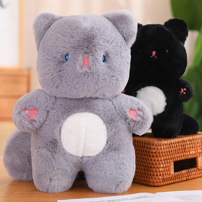 Trendy Cute Kittens Stuffed Animals Home Decoration Children Gifts Kids Pillow Stuffed Plush Cat Toys for Boys Girls