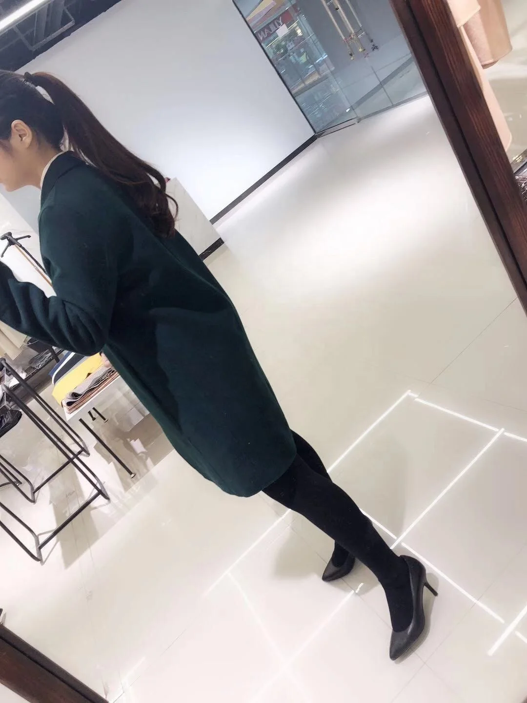 High Quality Wholesale Classic Overcoat Cashmere Coat Winter Women Coat Double Breasted Long Woman Coat