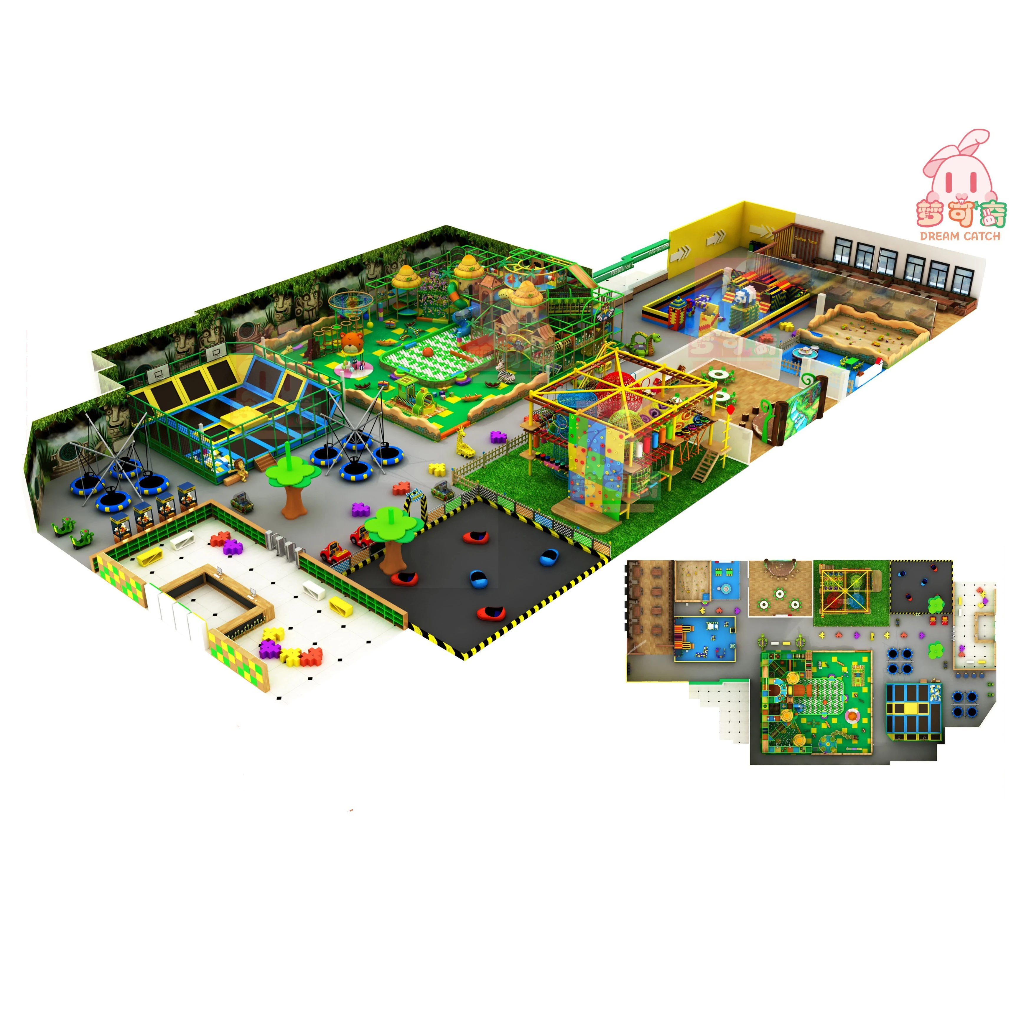 China DC New Popular Play Shopping Mall Play house Indoor Playground