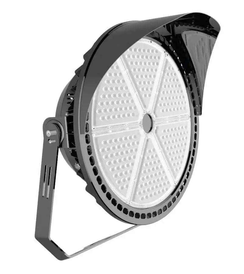 LED Stadium Light Best Quality 2nd Generation High Quality Outdoor High Reflector, Glass Cover Sports Stadiums 100000 IP65 50000