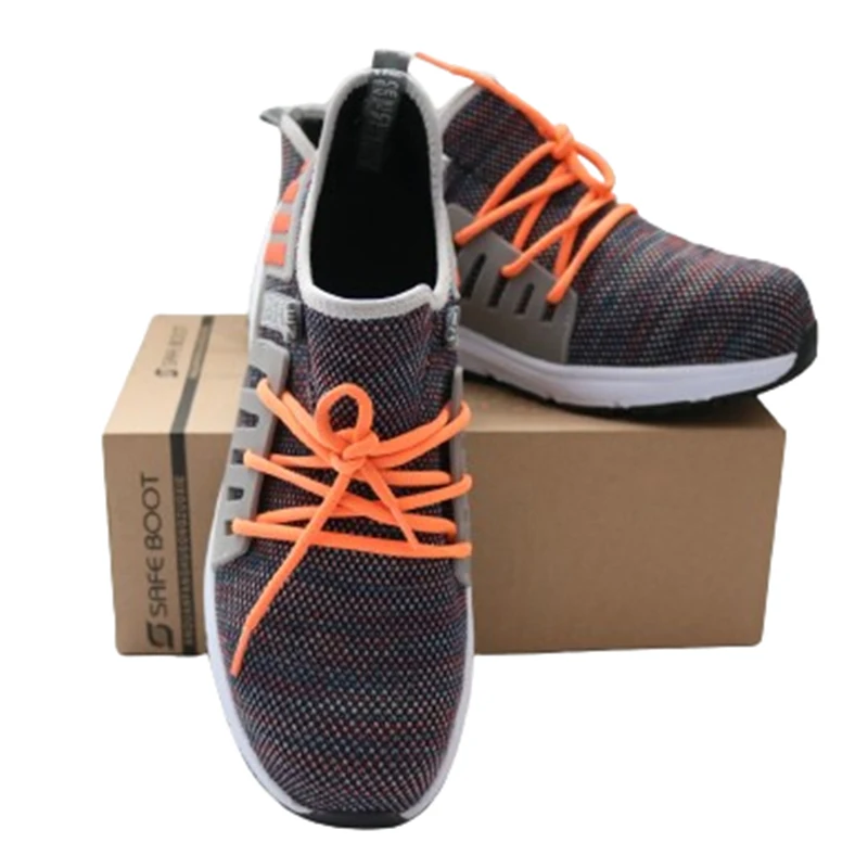 2024 New hot  product fly knit classic sports hard work  gaomi safety shoes steel toe
