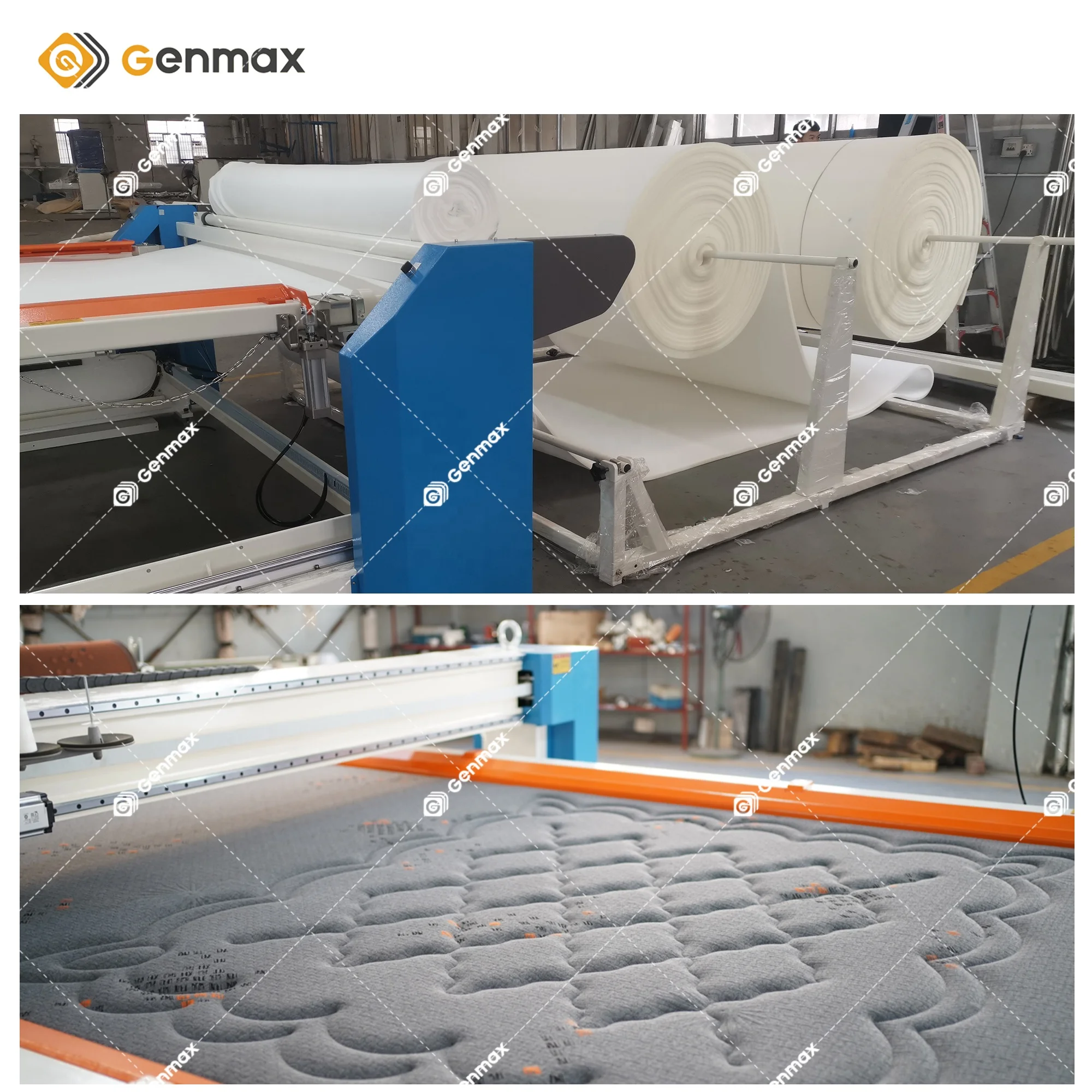 industry high speed Computerized single needle quilting machine for mattress pad topper bedspread quilt duvet