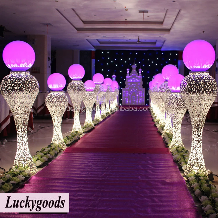 LDJ233-7 Hot selling LED pillar wedding hall decoration lights