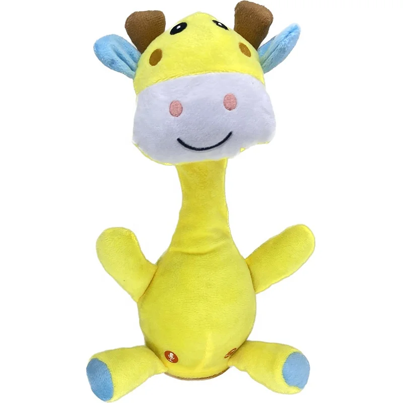 Wholesale Other Toys Twisting Interactive Funny Animal Stuffed Plush Toy Alpaca And Flamingo Electric Recording Plush Toy