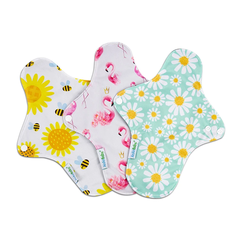 Ladies Wholesale Female Bamboo Top 10 Organic Reusable  Women Sanitary Pads Manufacturers In China