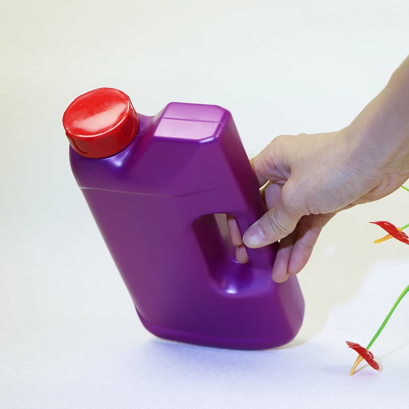 Высокое качество 1L HDPE пластиковая пустая бутылка для моторного масла с винтовой крышкой контейнер смазки 1 литр колба мазута оптовая продажа завода