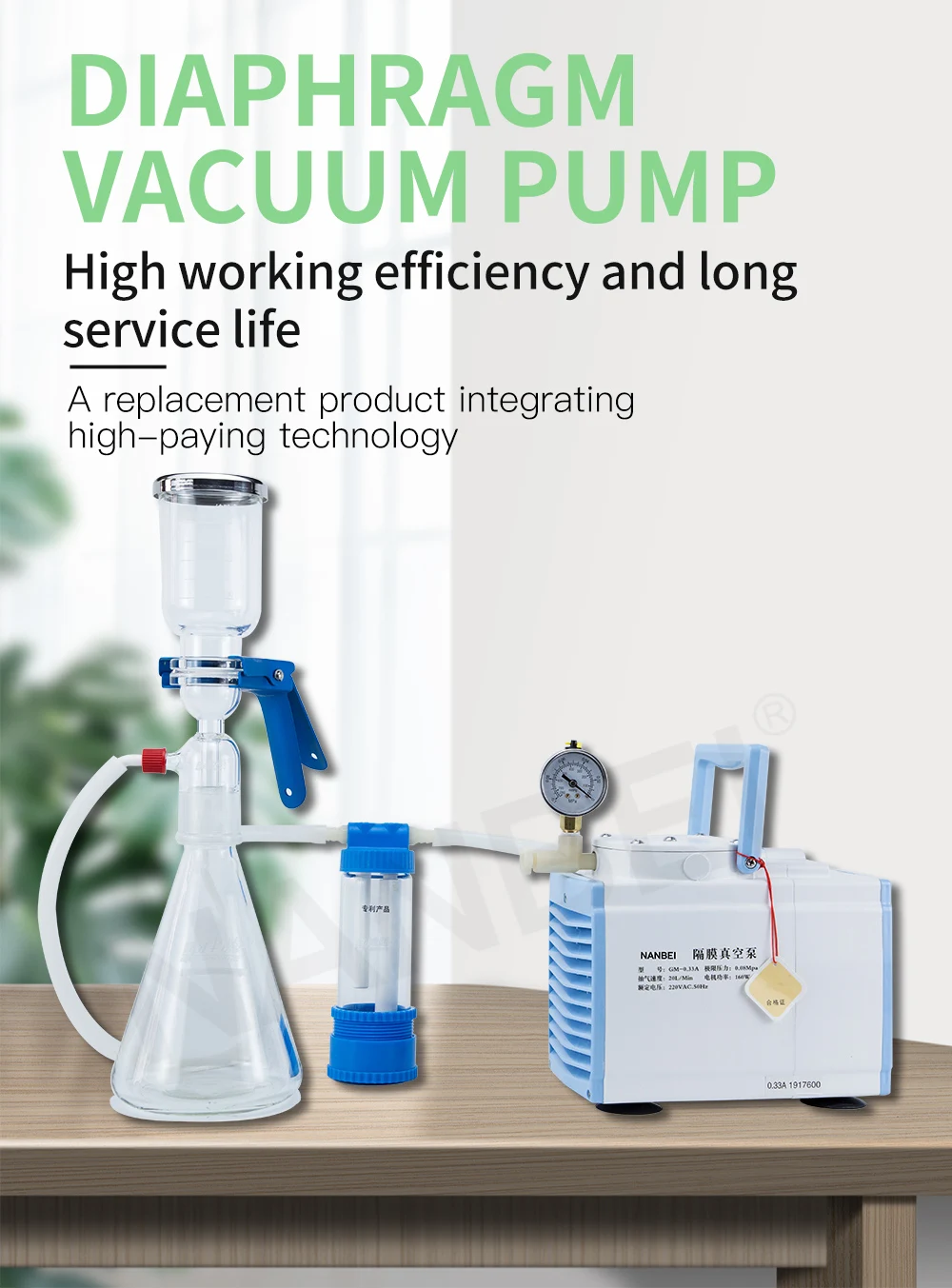 Lab micro ac oil free 5v dc oilless mini air diaphragm vacuum pump