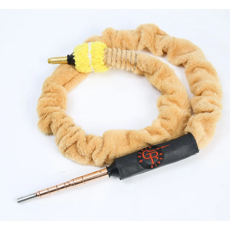 5# Custom Factory Golden River Beautiful Shesha Cheap 105CM Electronic Portable Hookah