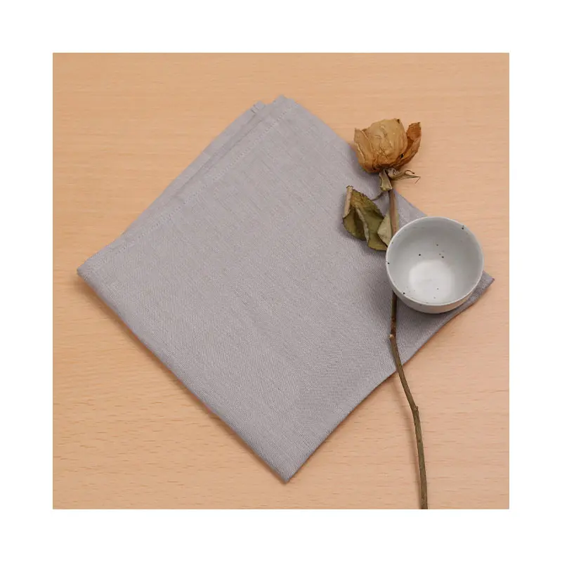 wholesale custom elegant washable linen stonewashed